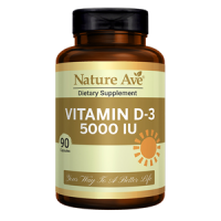 Nature Ave Vitamin D3  5000IU  90 Caps