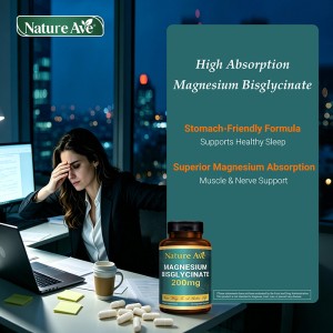 Magnesium Bisglycinate 200mg  60 Caps