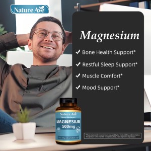 Magnesium 500mg 60 Caps