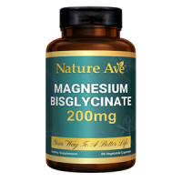 Nature Ave  Magnesium Bisglycinate 200mg  60 Caps